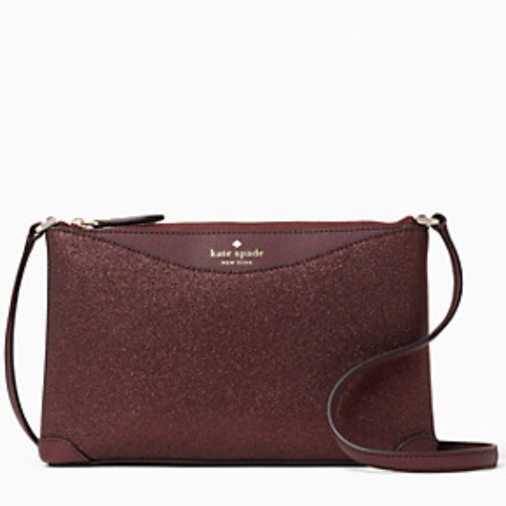 Kate Spade Deep Nova Shimmy Glitter Crossbody NWT